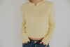 Classic and Simple Cardi - Yellow