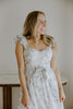 Corset Floral Dress - Blue