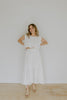 Bubble Top & Skirt Set - White