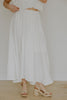 Bubble Top & Skirt Set - White