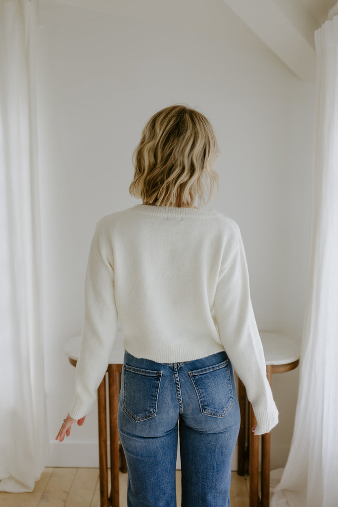 Strawberry Cardigan - Ivory