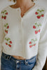 Strawberry Cardigan - Ivory