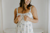 Floral Corset Midi Dress - Blue