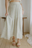 Striped Top & Skirt Set - Olive