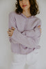 Lightweight Button Up Cardigan - Lavender