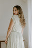 Striped Top & Skirt Set - Olive