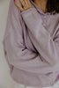 Lightweight Button Up Cardigan - Lavender