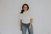 Puff Sleeve Sweatshirt - Cream