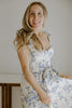 Corset Dress - Lilac/Blue