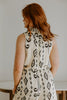 Sleeveless Button Down Printed Jumpsuit