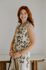 Sleeveless Button Down Printed Jumpsuit