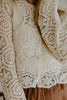 Crochet Cardigan Sweater - Natural