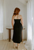 Strapless Linen Midi - Black