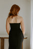 Strapless Linen Midi - Black