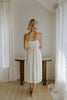 Corset Style Midi Dress - Natural