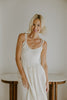 Corset Style Midi Dress - Natural
