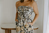 Strapless Printed Pant Suit - Neutral
