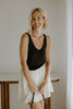 Lightweight Knit Tank - Black