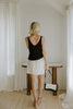 Polka Dot Skort - Ivory