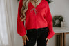 The Holiday Cardigan - Red