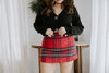 Holiday Plaid Skort