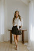 Polka Dot Skort - Black