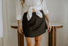 Polka Dot Skort - Black