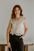 Crochet Vest - Cream