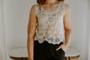 Crochet Vest - Cream
