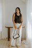 Crochet Vest - Black