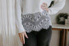 Lace Hem Sweater - White