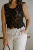Crochet Vest - Black