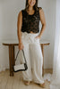Canvas Shoulder Bag - Black