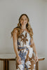 Printed Halter Top And Pant Set