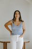 Lightweight Knit Tank - Blue