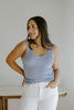 Lightweight Knit Tank - Blue