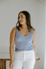 Lightweight Knit Tank - Blue