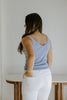 Lightweight Knit Tank - Blue
