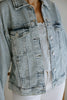 Oversized Washed Denim Jacket