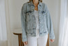 Oversized Washed Denim Jacket