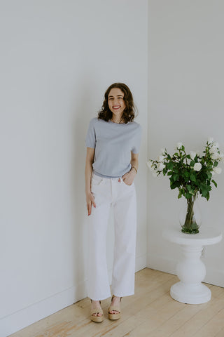 Corset Floral Dress - Blue