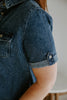 Short Denim Dress - Medium Blue