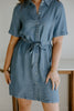 Short Tencel Shirt Dress