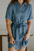 Short Tencel Shirt Dress