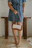 Canvas Shoulder Bag - Tan