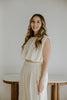 Bubble Top and Flowy Skirt Set - Natural