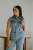 Denim Jumpsuit - Light Blue