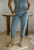 Denim Jumpsuit - Light Blue