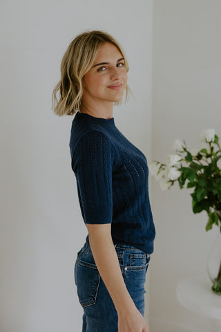 Corset Floral Dress - Blue