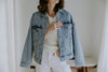 Oversized Washed Denim Jacket